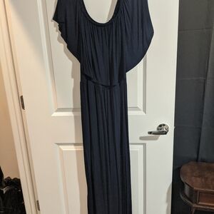 Naxy blue maxi dress